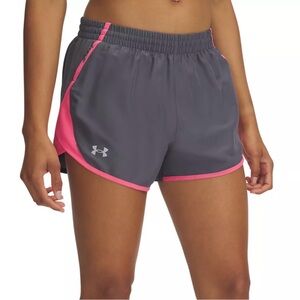 Under Armour Women's Athletic Shorts in Gray and Pink